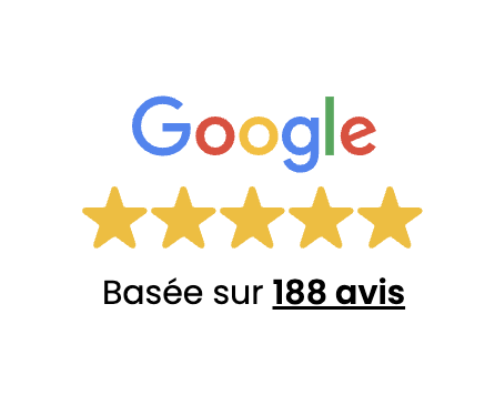 Avis Google - 4,9/5 sur 14 avis